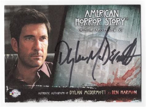 Dylan Mcdermott American Horror Story 2013 Preview Set Autograph Card Dmp2 100 3499 Picclick