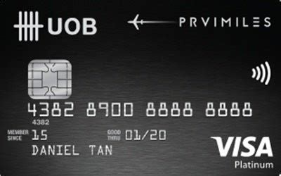 .platinum visa card, earn rewards faster with up to uni$10 per s$5 spend on selected online transactions* (whether made locally or overseas) such as *s$150 cash credit: UOB Revises UOB PRVI Miles Card And UOB Preferred Platinum ...