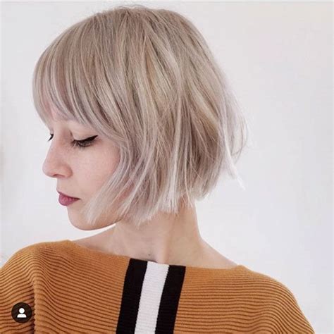 30 Best Short Hairstyles With Bangs 2019 Fashionre