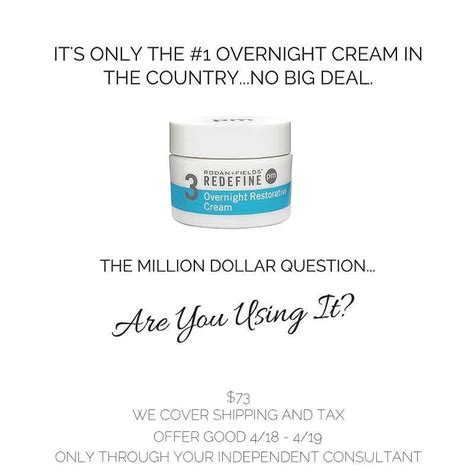 48 Hour Overnight Restorative Cream Sale The Whole World Knows That Rf