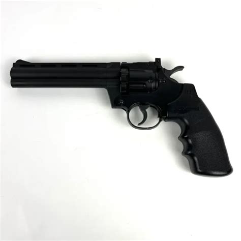 Vintage Crosman Pellet Gun Air Pistol Revolver 357 Co2 Power 177 Cal