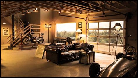 15 Home Garages Transformed Into Beautiful Living Spaces Man Cave Garage Garage House Dream