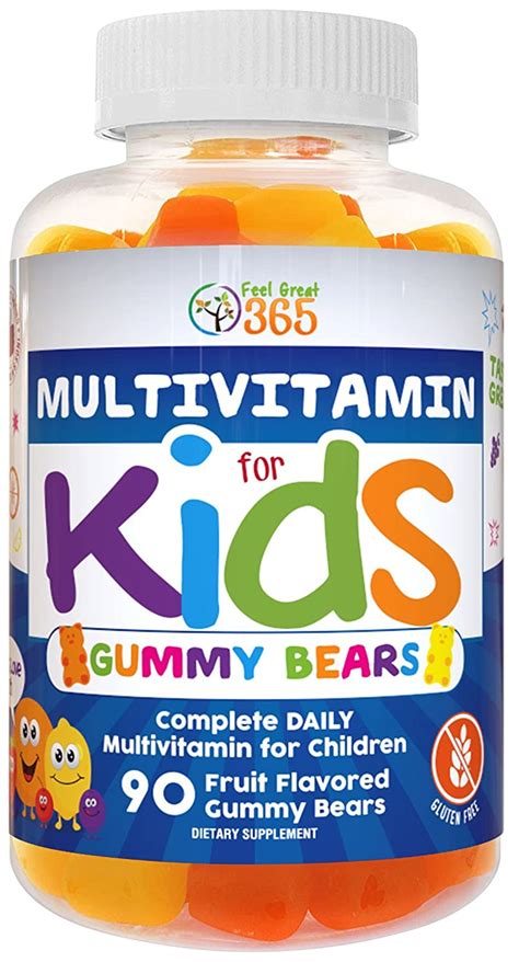 Complete Daily Gummy Multivitamin For Kids By Feel Great 365 45