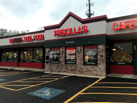 Fast service is something visitors like here. Priscilla's Ultimate Soulfood Cafeteria - Restaurant ...
