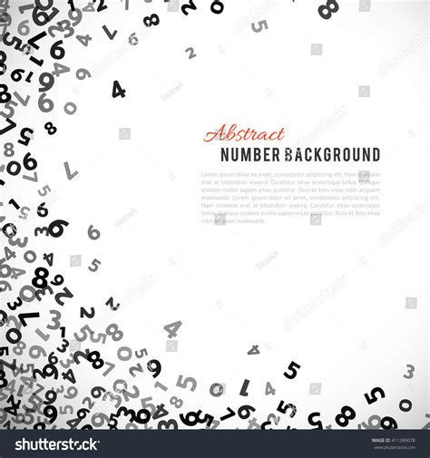 Abstract Math Number Background. Vector Number Background. Black Number Background. Number ...