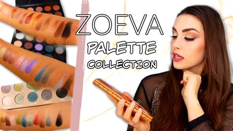 Zoeva Eyeshadow Palette Collection Swatches And Review Youtube