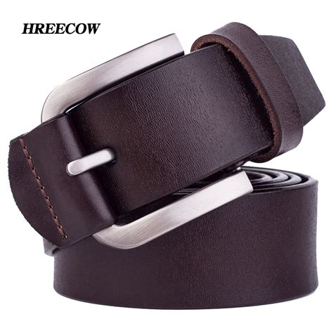 Buy 100 Cowhide Genuine Leather Belts For Men Brand