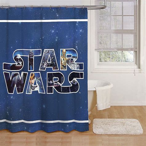 Gifts For The Star Wars Fanatic Star Wars Bathroom Star Wars Shower Curtain Star Wars Bedroom