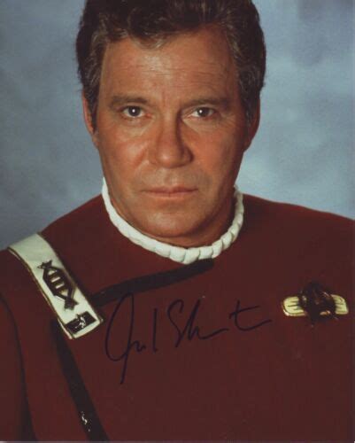 William Shatner Star Trek Autograph Signed Pp Photo Poster Ebay