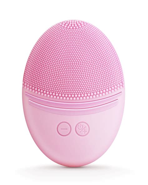 ezbasics sonic facial cleansing brush made with ultra hygienic soft silicone waterproof sonic