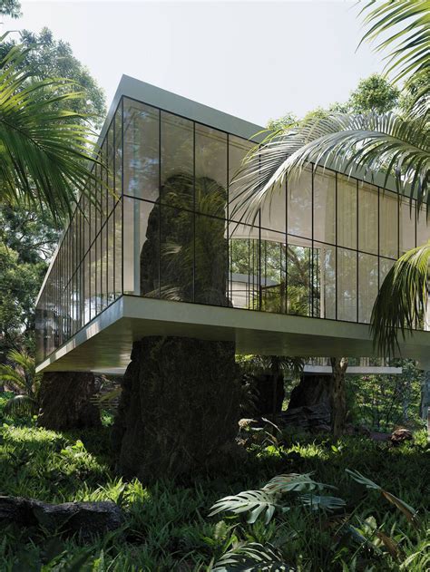 Modernist Jungle Escape Glass House In A São Paulo Forest Idesignarch