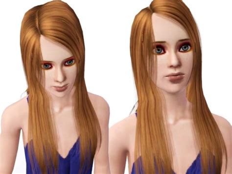 Long And Staight Hairstyle Coolsims Hair 31 Retextured By