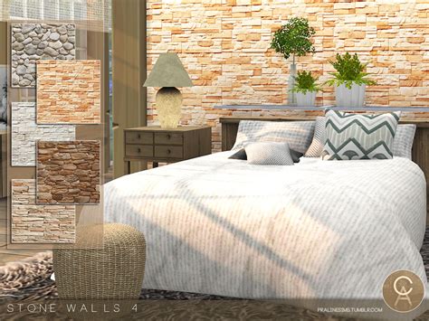 The Sims Resource Stone Walls 4