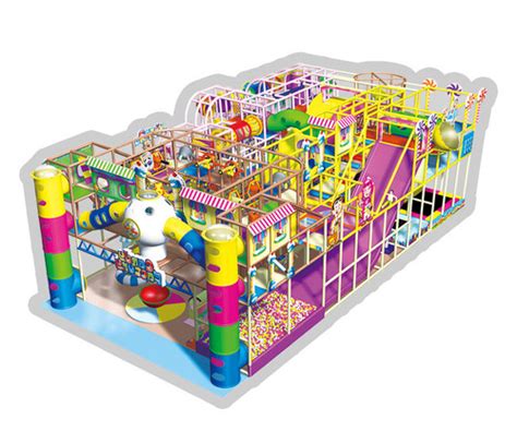 Candy World Themed Indoor Playground System Cheer Amusement Ch