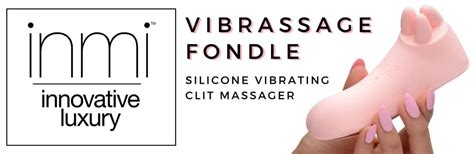 Vibrassage Fondle Silicone Vibrating Clit Massager Healthy Active