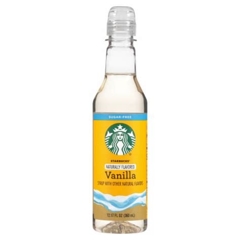 Starbucks Naturally Flavored Sugar Free Vanilla Syrup 12 17 Fl Oz