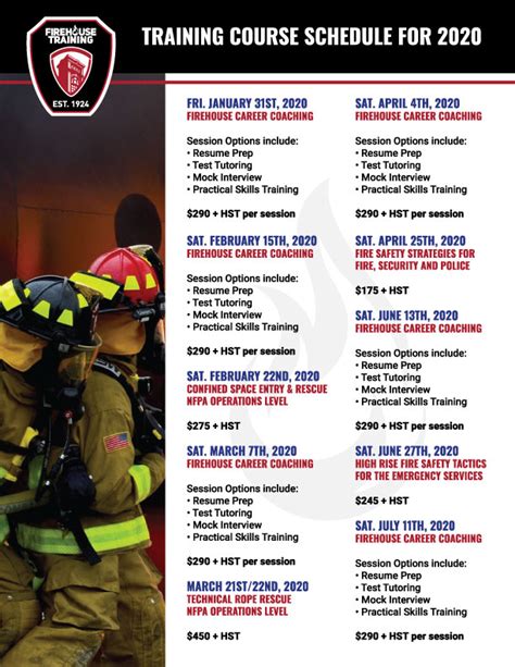 Schedule Firehouse Training