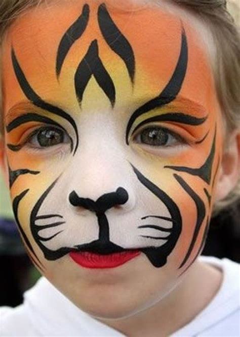 40 Easy Tiger Face Painting Ideas For Fun Bored Art
