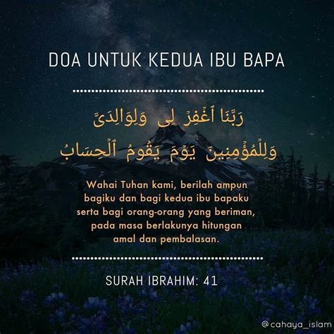 Ibu bapa adalah insan yang mendidik dan menjaga kita dengan penuh kasih sayang. Santapan Minda on Twitter: "Doa untuk kedua ibu bapa…