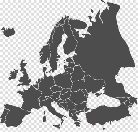 Europe Blank Map Mapa Polityczna Map Png Pngwave Imag