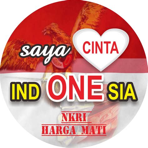 Desain Pin Cinta Indonesia Corel Draw Dodo Grafis Download File Cdr