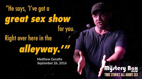 A Live Sex Show In Amsterdam Sounded Like A Great Idea Matthew Geraths The Mystery Box Show
