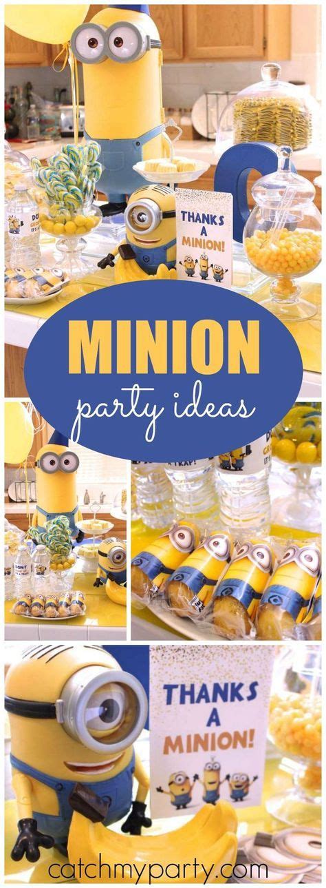 Minions Birthday Cts Minion Style Catch My Party Minion Party