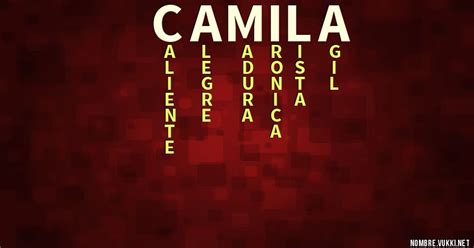 Qu Significa Camila