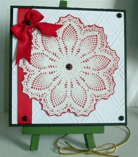 Fs260 Embossed Doily By Marleygo Cards And Paper Crafts At
