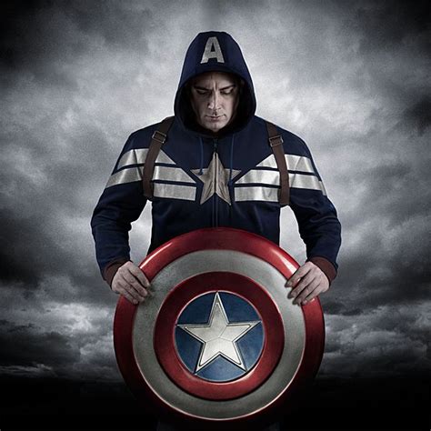 Fashion Geek Premium Captain America Hoodie Winter Soldier Inspired