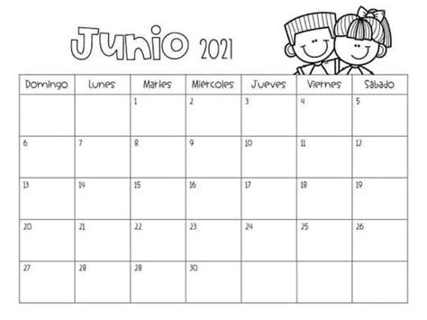 Tareitas Enero 2021 En 2021 Calendario Junio Junio Calendario Infantil