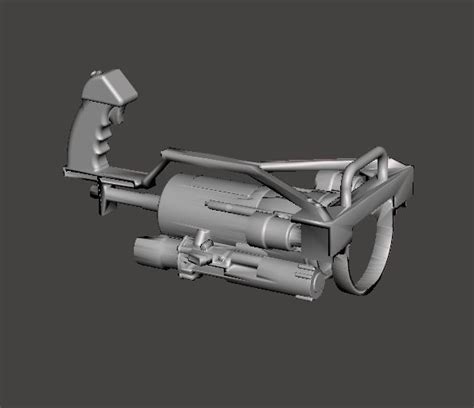 Stl File M134 A2 Vulcan Minigun Set For Action Figures 3d Print Model