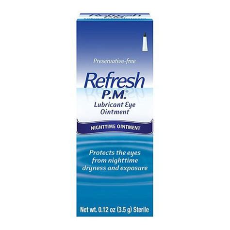 Refresh Pm Lubricant Eye Ointment Nighttime Relief For Dry Eye 35 Gm