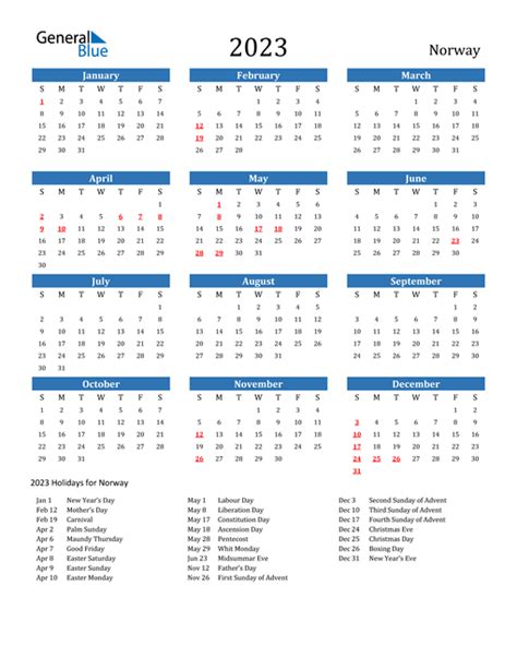 Calendar 2023 Norway Get Calendar 2023 Update