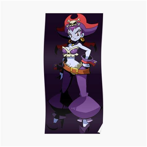 Shantae Risky Boot Poster For Sale By Sugoistuff Redbubble