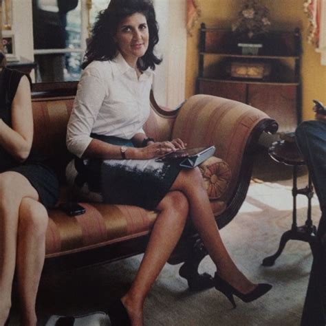 Nikki Haley Vogue Article Ports 1961 Shirt Narciso Rodriguez Skirt Donna Karan Heels My Style