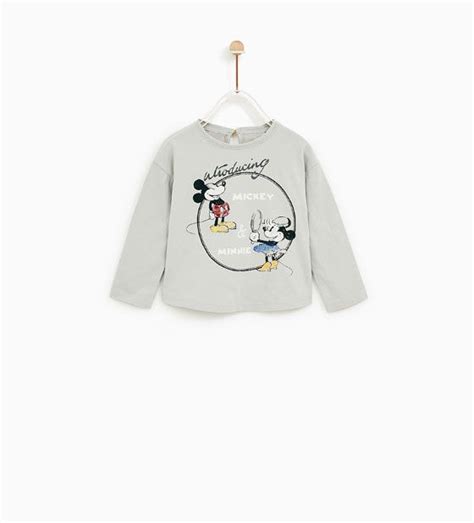 Zara Kids Mickey And Minnie Mouse T Shirt Ropa De Chicas Moda