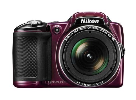 The Nikon Coolpix L830 16mp Bridge Camera In Plum Allows You To Capture