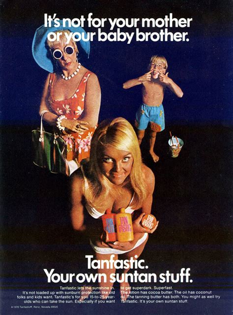 Cool Sun Tan Adverts From The S And S Vintage Everyday