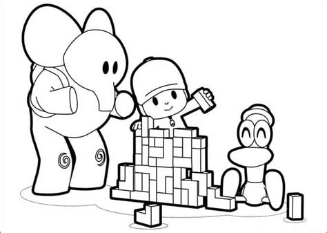 Desenho Pocoyo Para Colorir Como Fazer Artesanatos