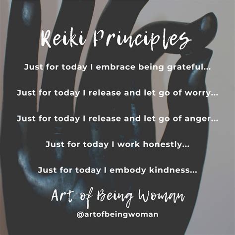 Just For Today Reiki Principles