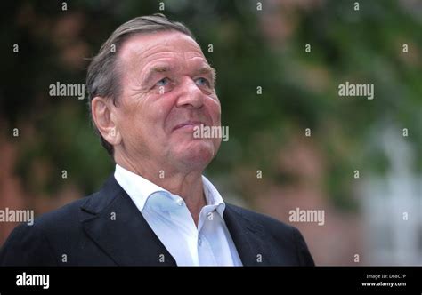 Former German Chancellor Gerhard Schroeder Attends The Summer Party Of