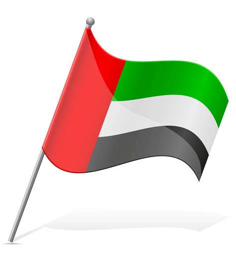 Flag Of United Arab Emirates Vector Illustration 488280 Vector Art At