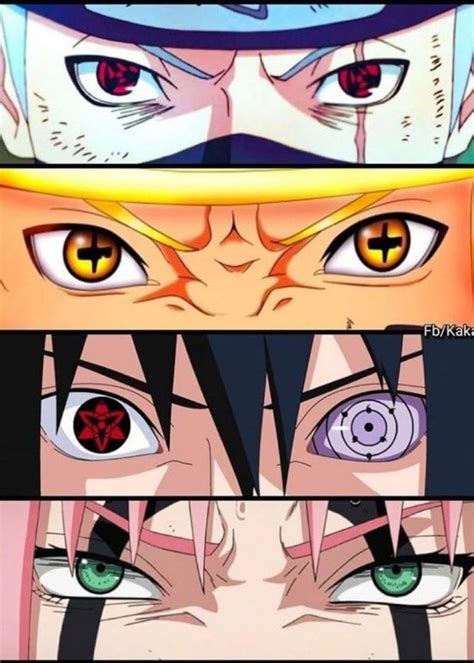 Naruto Eyes Poster Print By Undermountain Displate In 2021 Naruto