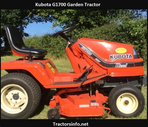 Kubota G1700 Price Specs Review Attachments 2024