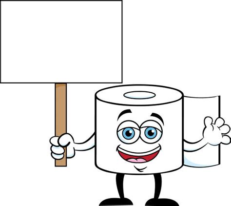 Funny Toilet Paper Clip Art Illustrations Royalty Free Vector Graphics