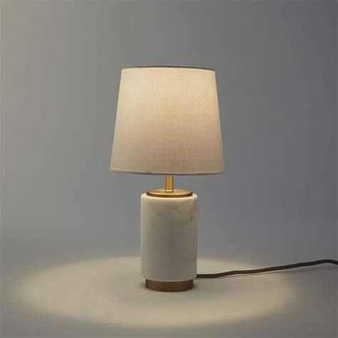 Some light tables have a tilting surface for drafting and illustrating. Small Pillar Table Lamp - Marble | west elm
