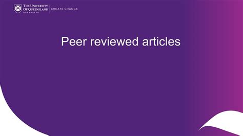 Peer Reviewed Articles Youtube