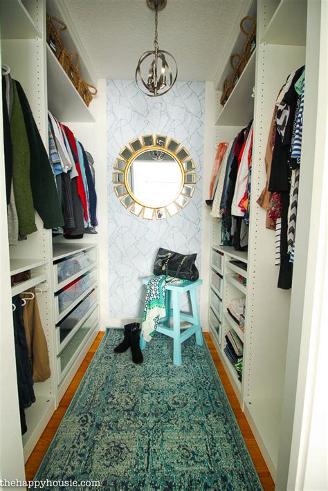 Small Walk In Closet Makeover Reveal With Ikea Pax And Removable
