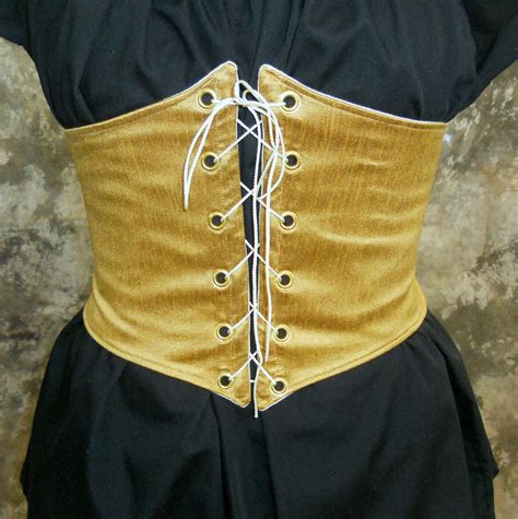 renaissance waist cincher pirate waist belt corset gold etsy waist cincher cincher